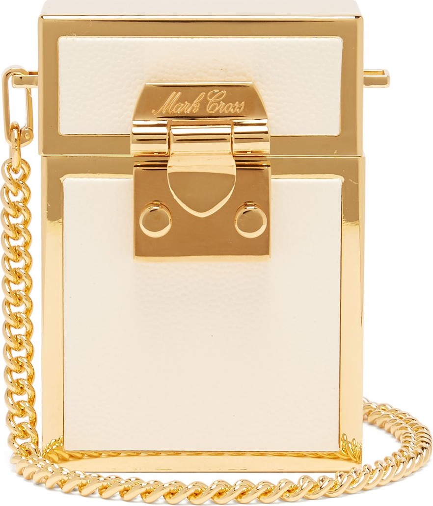 Mark Cross Nicole leather and gold-plated cross-body bag