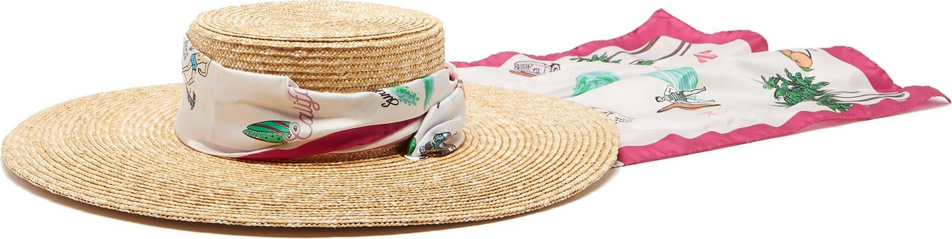 Filù Hats Venezia wide-brim straw hat