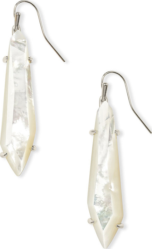 Kendra Scott Grey Drop Earrings