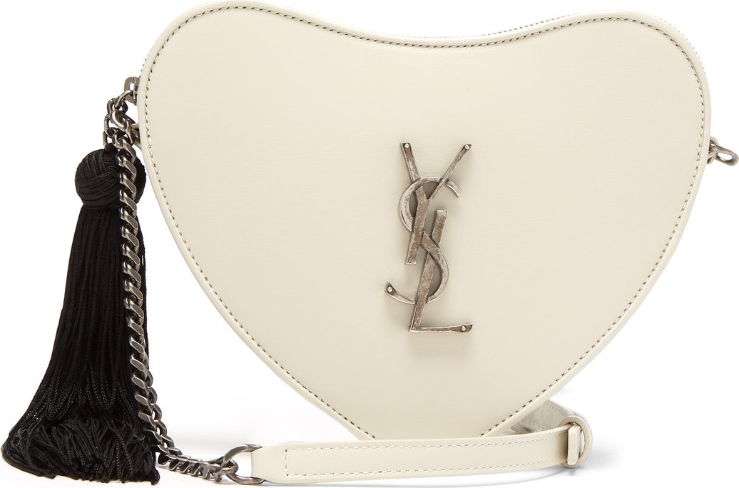 Saint Laurent Sac Cœur heart-shaped leather cross-body bag