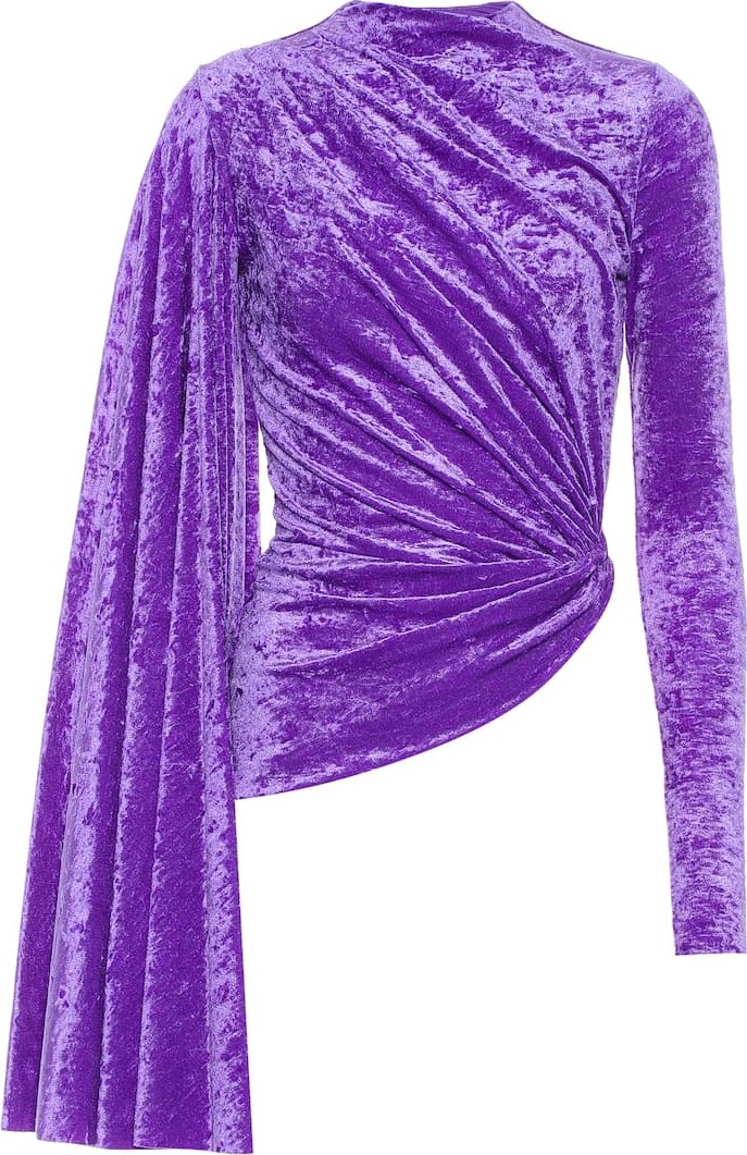 Balenciaga Velvet top