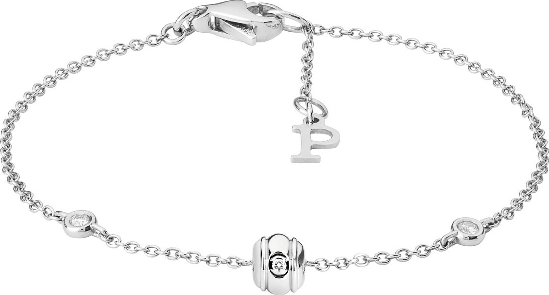 Piaget Possession 18K White Gold Chain Bracelet with Diamonds