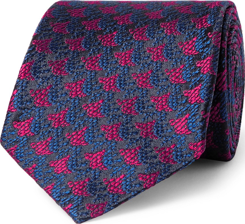 Charvet 7.5cm Silk-Jacquard Tie
