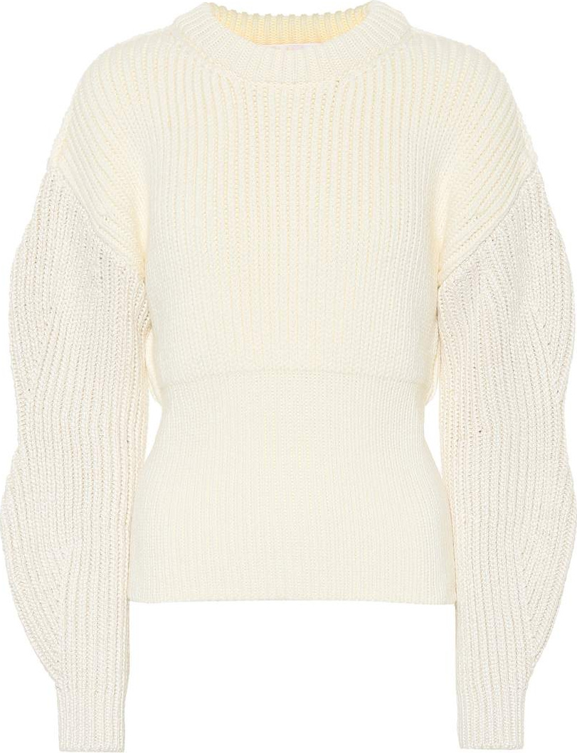 Chloe Wool and silk-blend sweater
