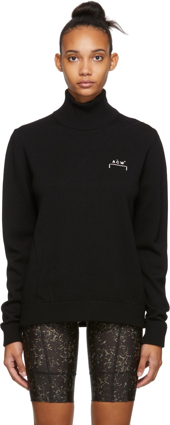 A-Cold-Wall* Black Merino 3D Sweater