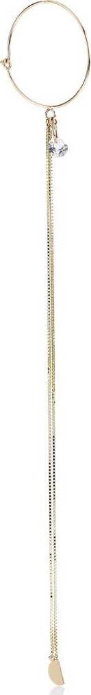 Loren Stewart Fairy Floss 14kt gold single earring with diamond