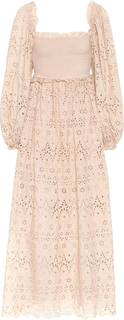 Zimmermann Bayou embroidered cotton dress