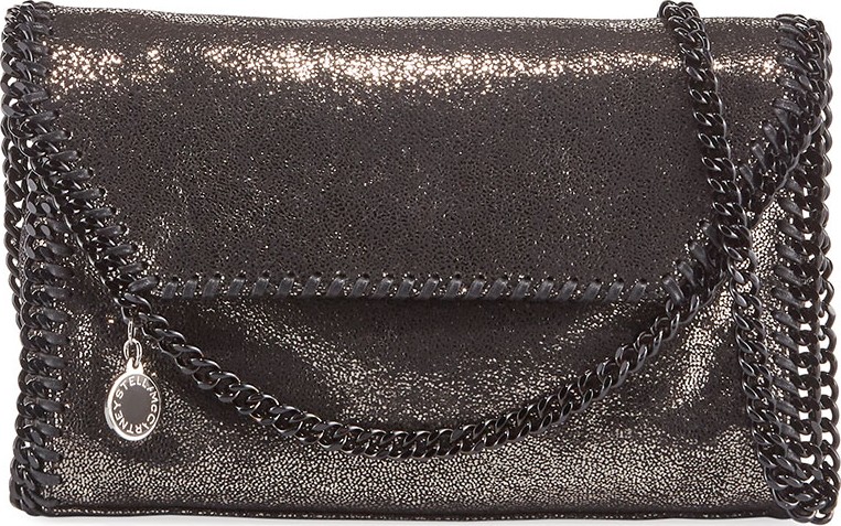 Stella McCartney Falabella Mini Spotted Chamois Shoulder Bag