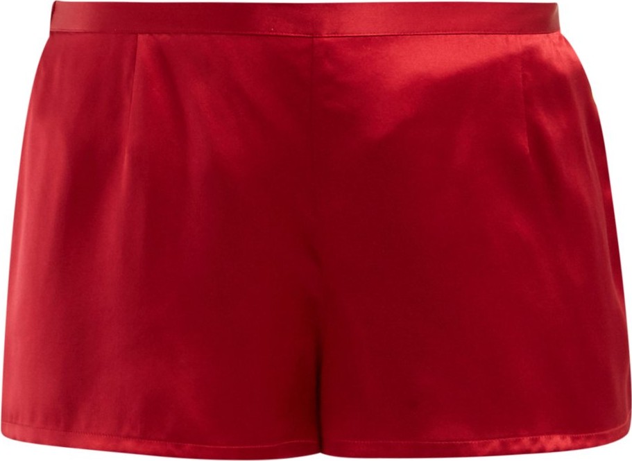 La Perla Silk-satin pyjama shorts