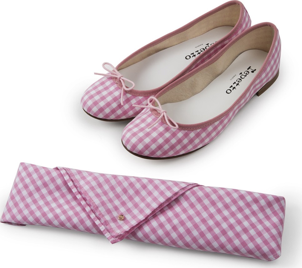 Repetto The Webster x Repetto exclusive gingham Cendrillon ballerina