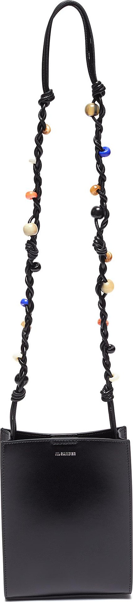 Jil Sander 'Tangle' bead embellished small leather box bag