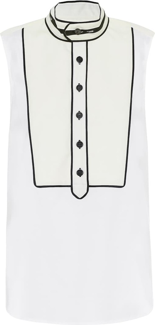 Monse Stretch-cotton poplin top
