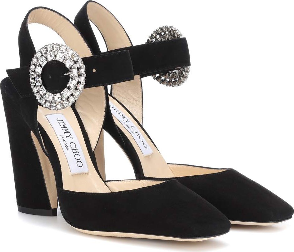 Jimmy Choo Matilda suede slingback pumps