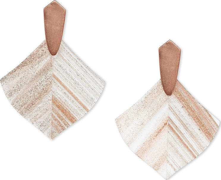 Kendra Scott Astoria Earrings w/ Dusted Glass