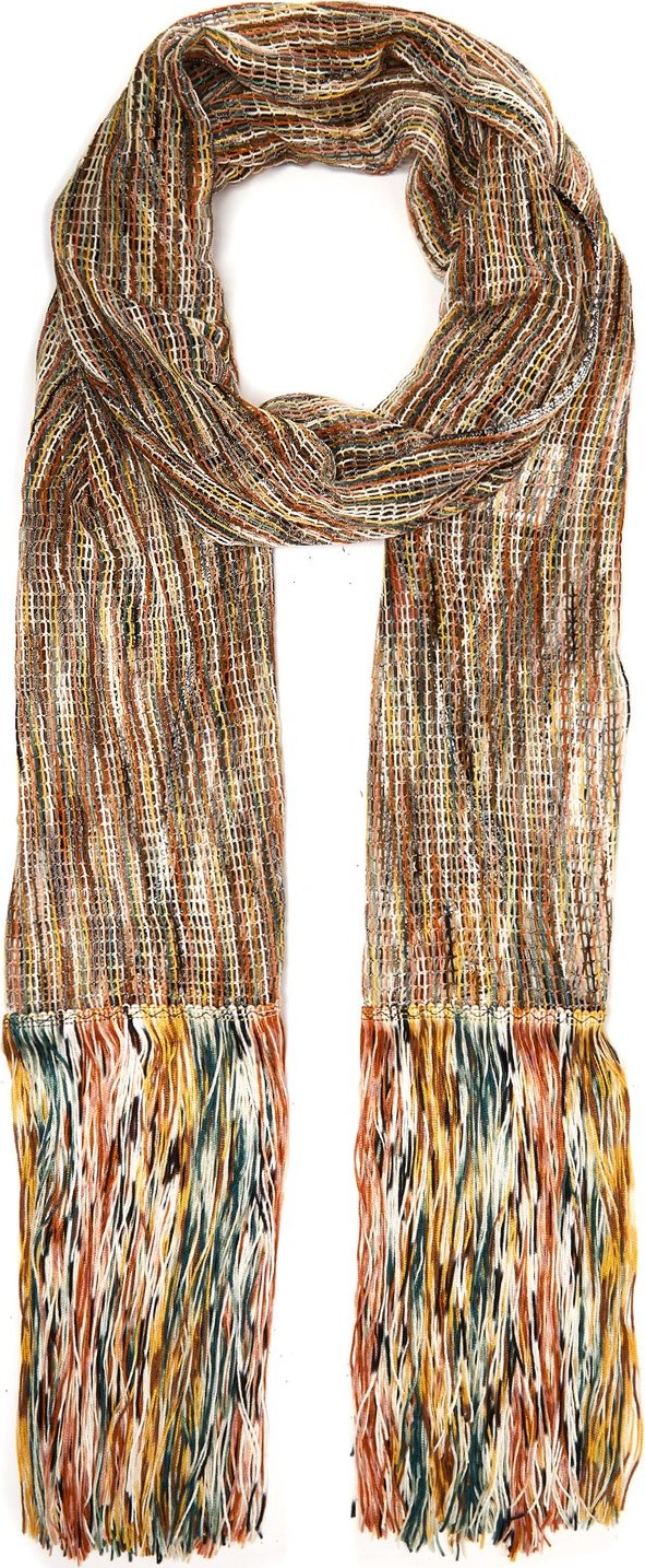 Missoni Open-knit tasseled scarf