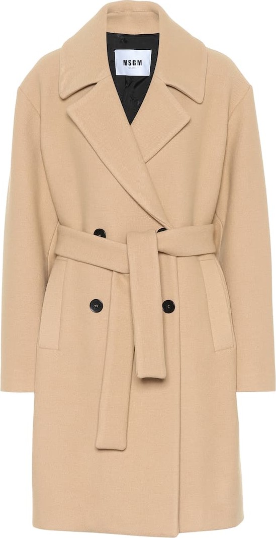 MSGM Wool-blend coat