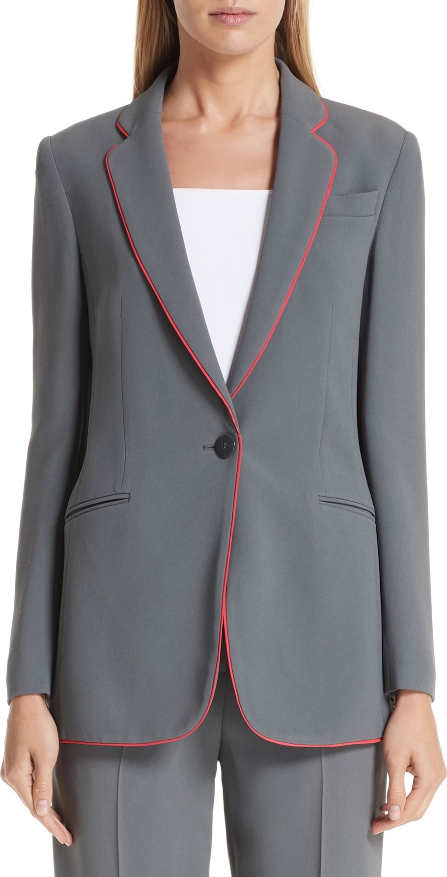 Emporio Armani Piped Woven Jacket