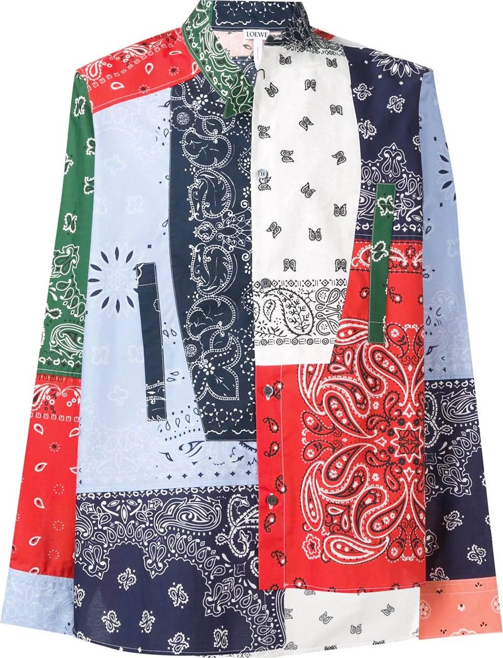 LOEWE Bandanna patchwork printed shirt