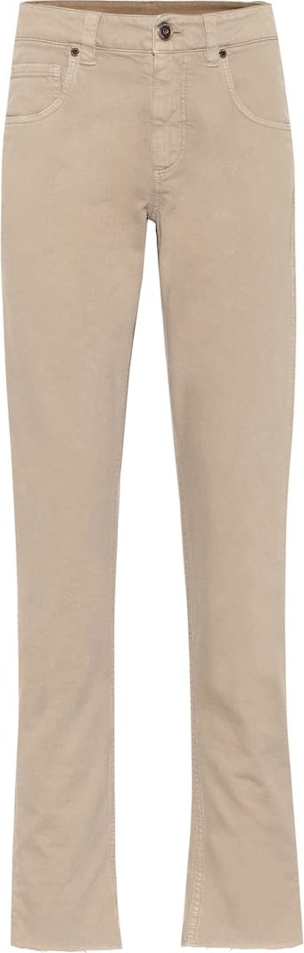Brunello Cucinelli High-rise straight jeans
