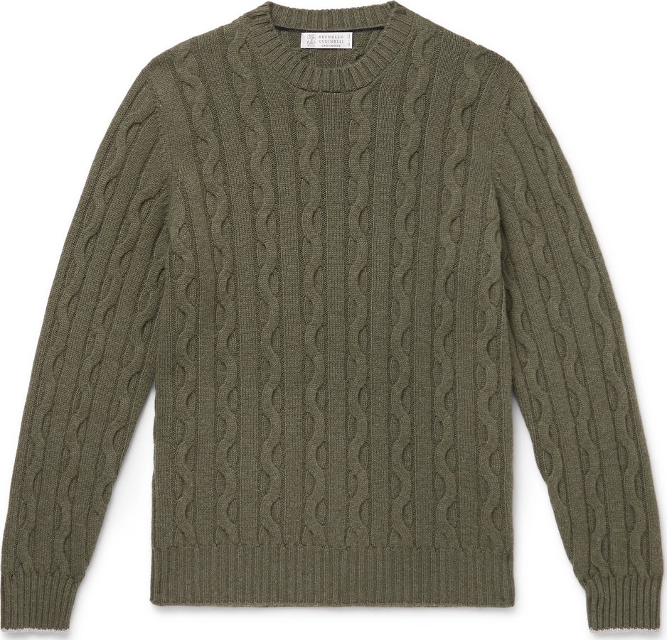 Brunello Cucinelli Cable-Knit Cashmere Sweater