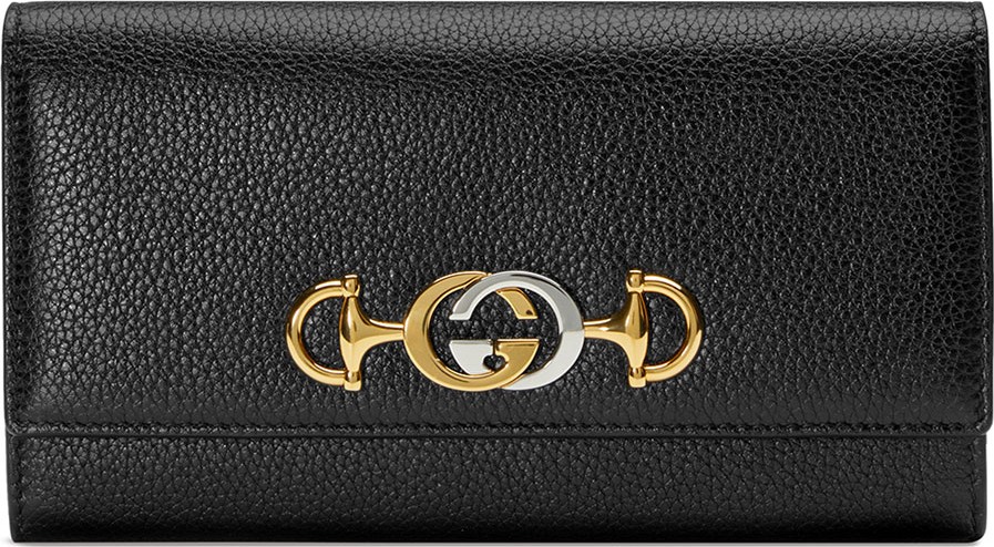 Gucci Gucci Zumi Flap Continental Wallet