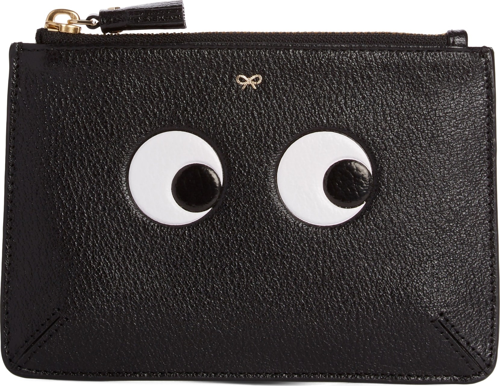 Anya Hindmarch Eyes Leather Zip Pouch