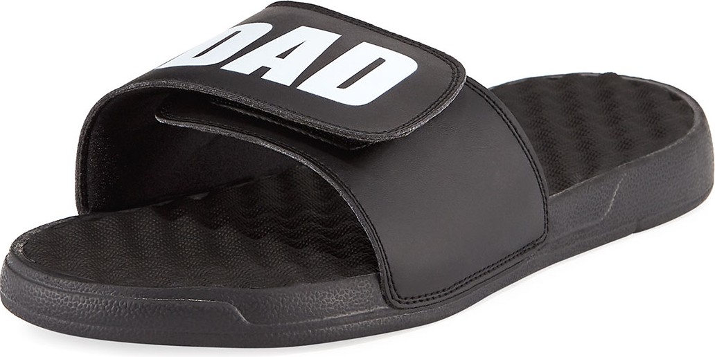 ISlide Men's #1 Dad Slide Sandals, Black