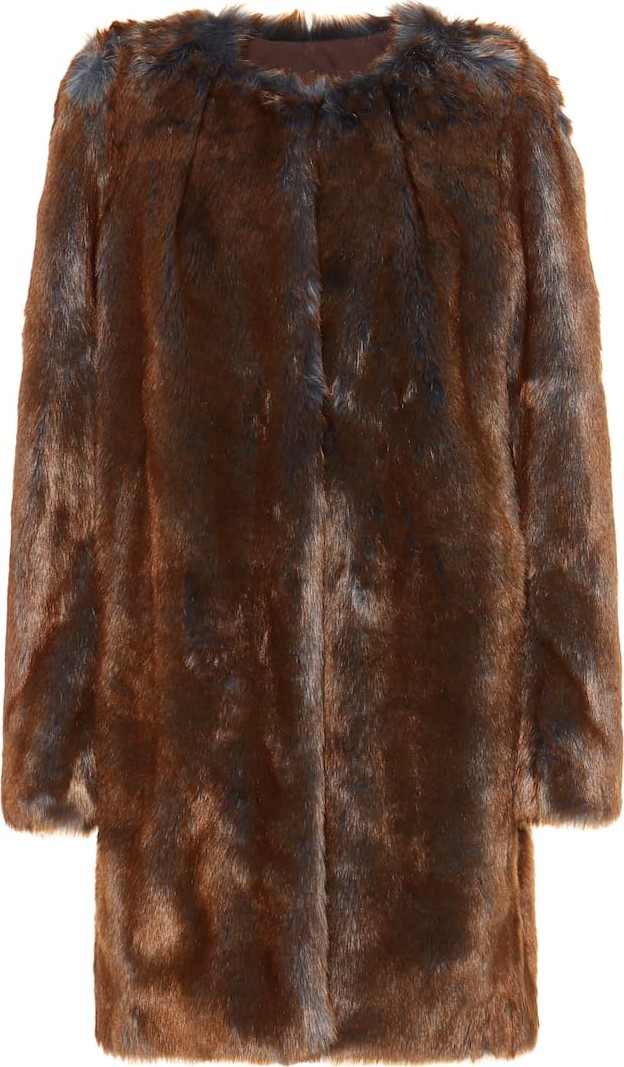 Dries Van Noten Faux fur coat