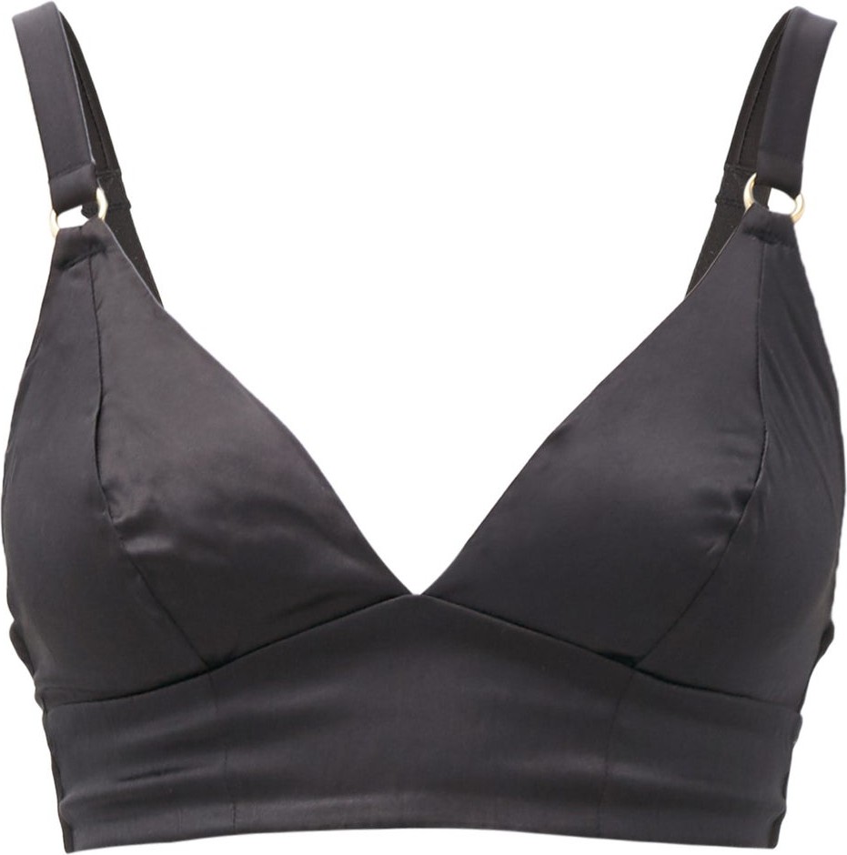 Myla Covent Garden full-coverage satin plunge bra
