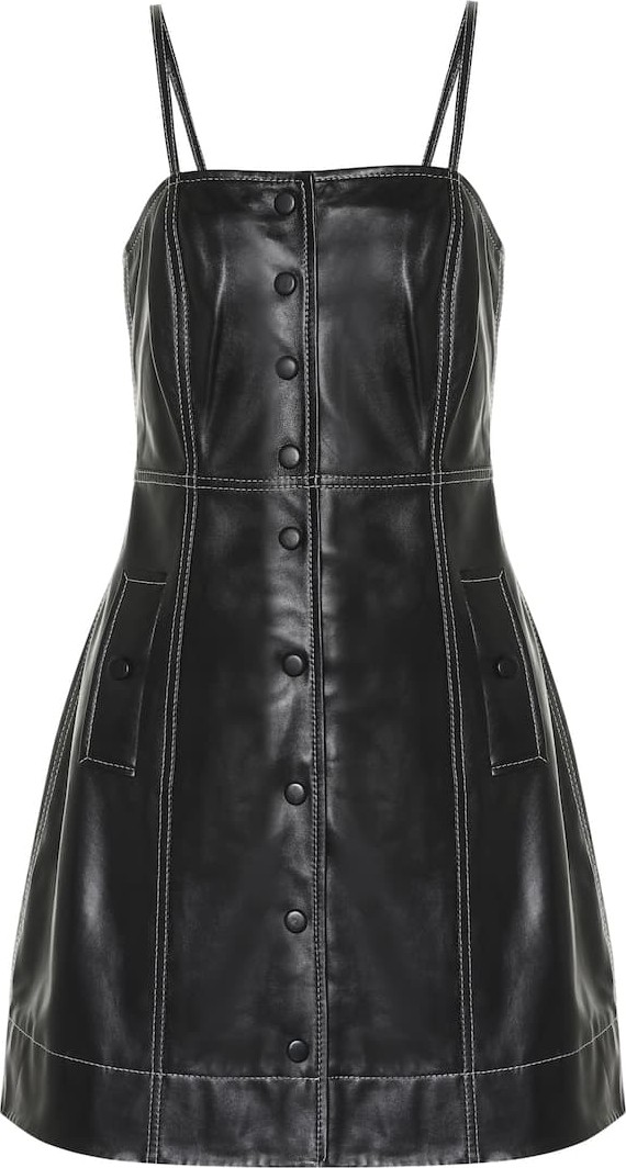 Ganni Leather minidress