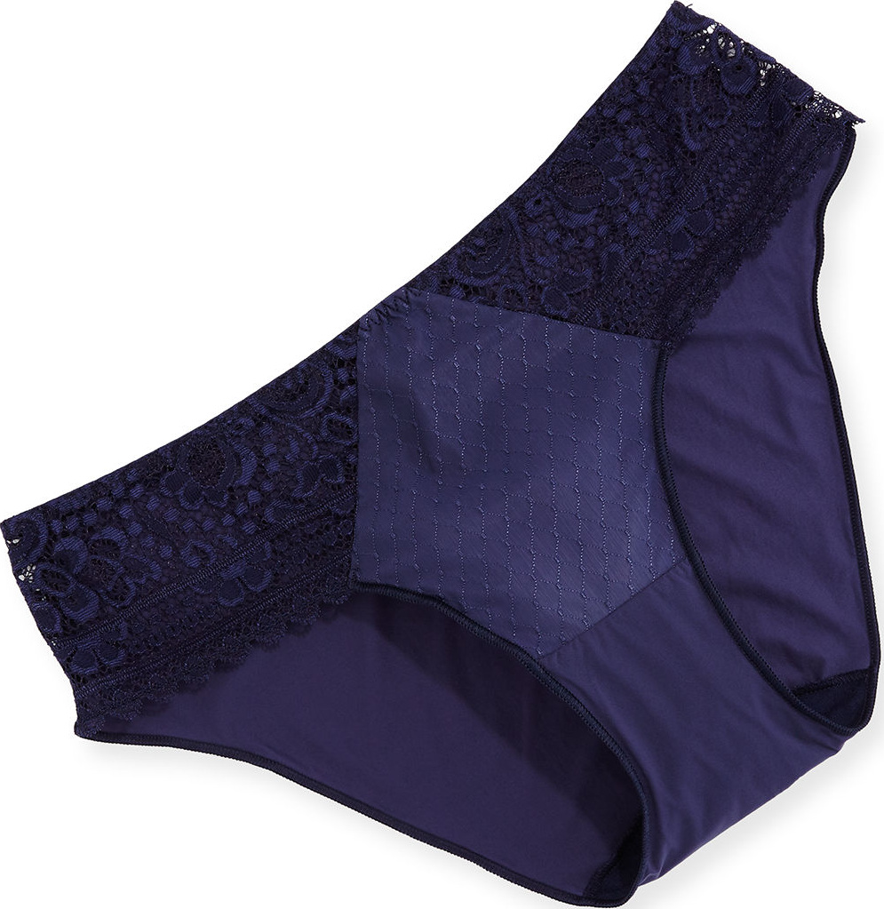 Maison Lejaby Hanae Lace-Trim Bikini Briefs