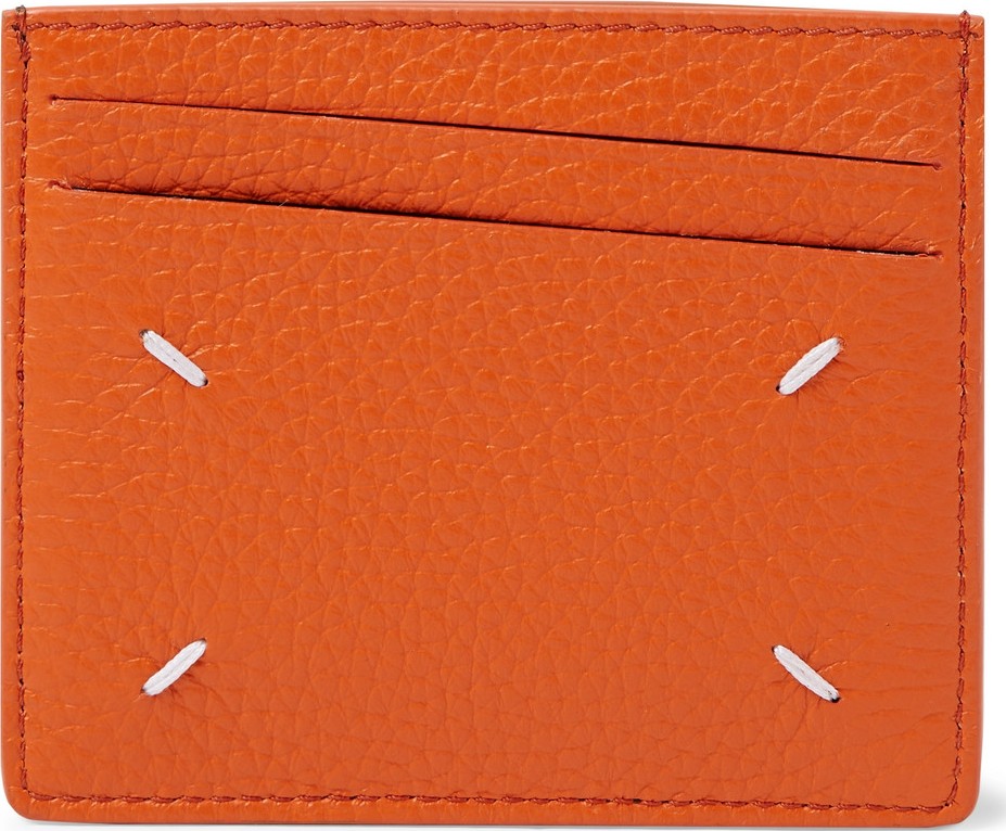 Maison Margiela Full-Grain and Smooth Leather Cardholder