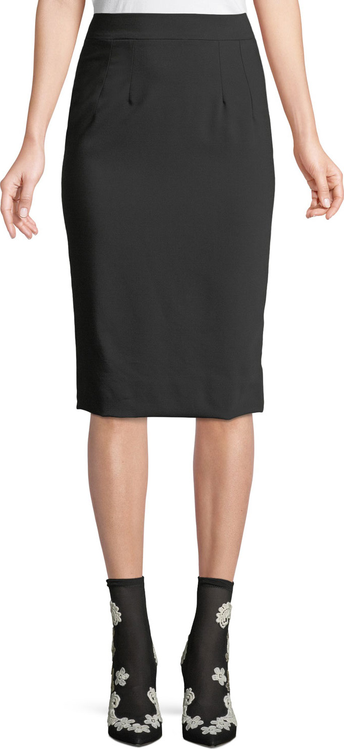 Dolce & Gabbana Classic Suiting Knee-Length Pencil Skirt