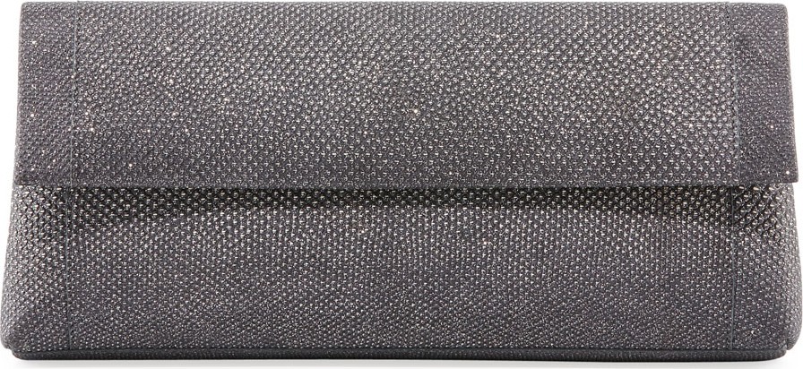 Nancy Gonzalez Gotham Karung Flap Clutch Bag