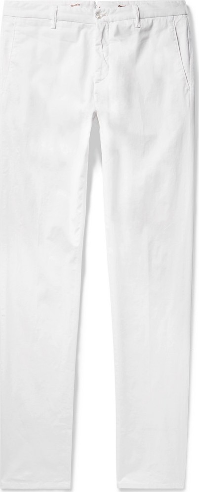 Zanella Noah Garment-Dyed Stretch-Cotton Chinos