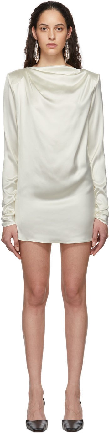 Gauge81 Off-White Pisa Satin Dress