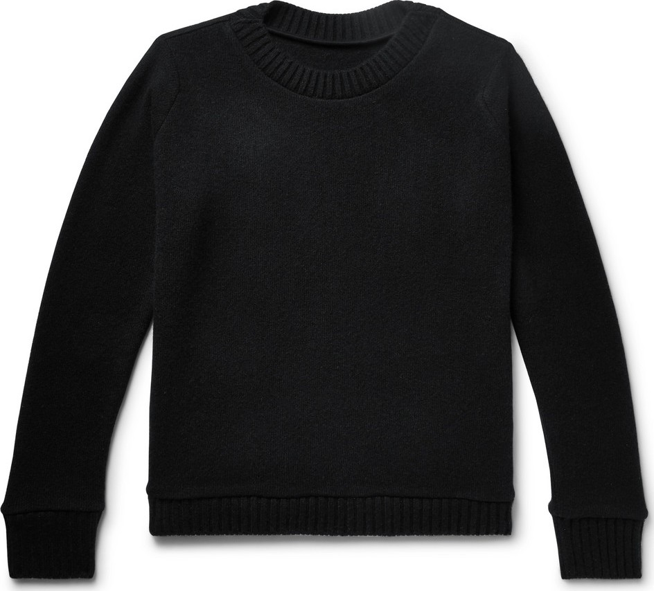 The Elder Statesman Intarsia Cashmere Sweater