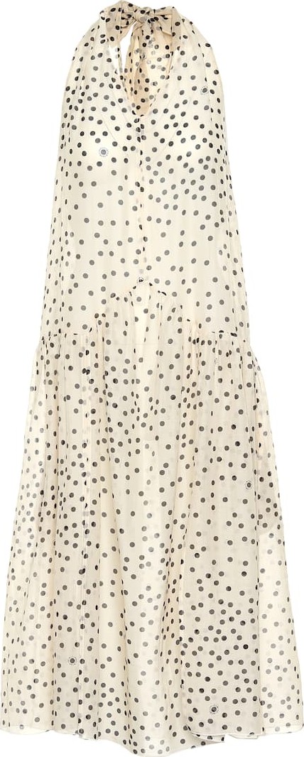 Stella McCartney Polka-dot cotton and silk dress
