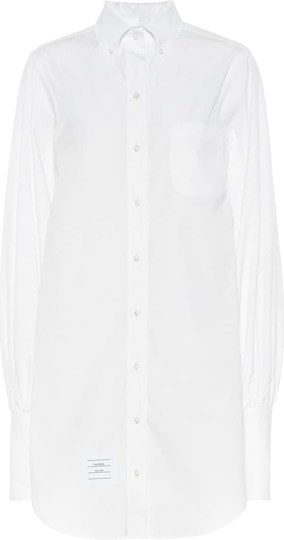 Thom Browne Cotton-poplin shirt dress