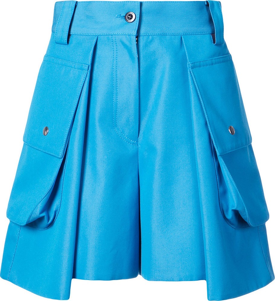 Sacai cotton twill shorts
