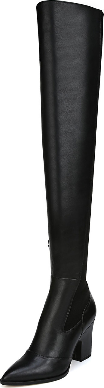 Sam Edelman Natasha Stretch Leather Over-The-Knee Boots