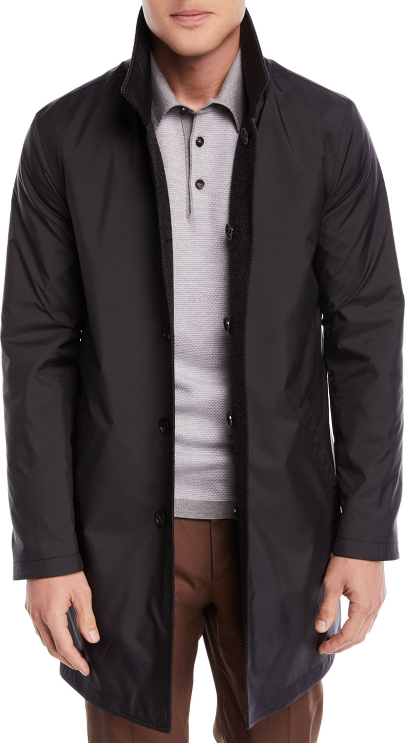 Ermenegildo Zegna Reversible Twill Coat