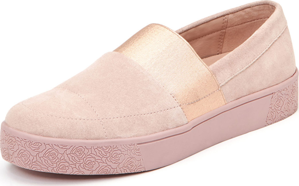 Taryn Rose Greta Suede Platform Loafers