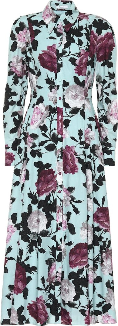 Erdem Josianne floral cotton dress