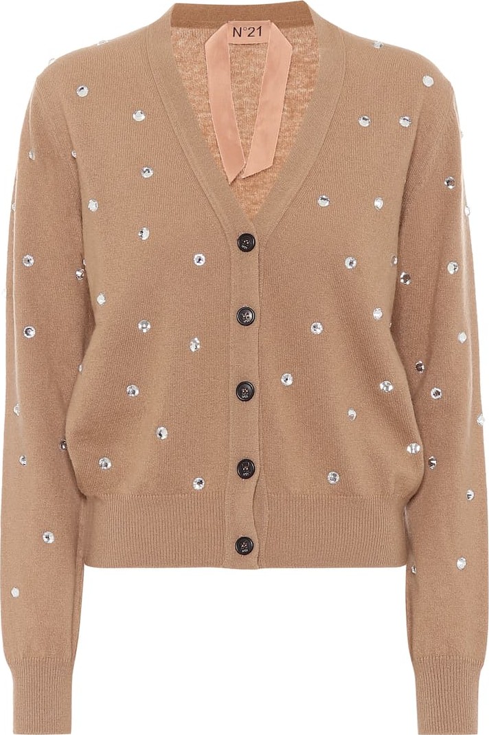 N°21 Embellished wool cardigan