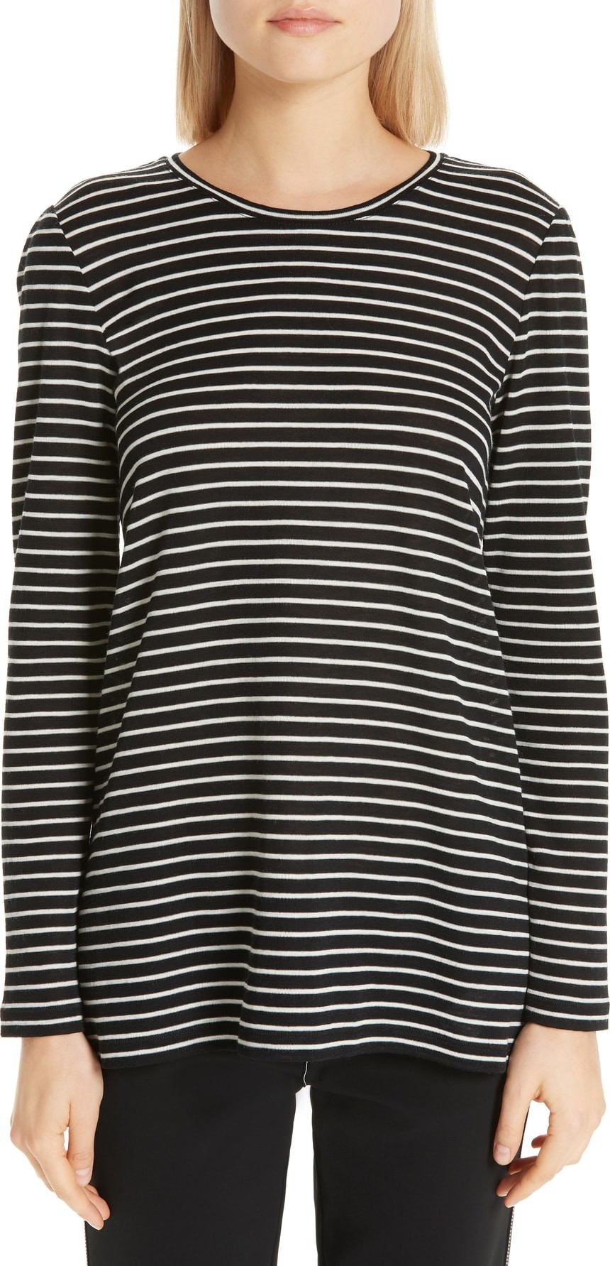 Lafayette 148 New York Lexia Stripe Tee