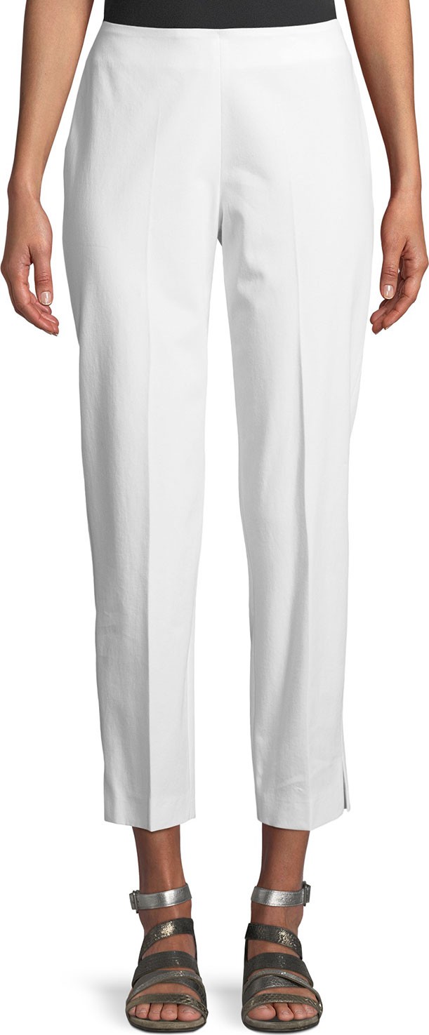 Brunello Cucinelli Cropped Stretch Cotton Pants