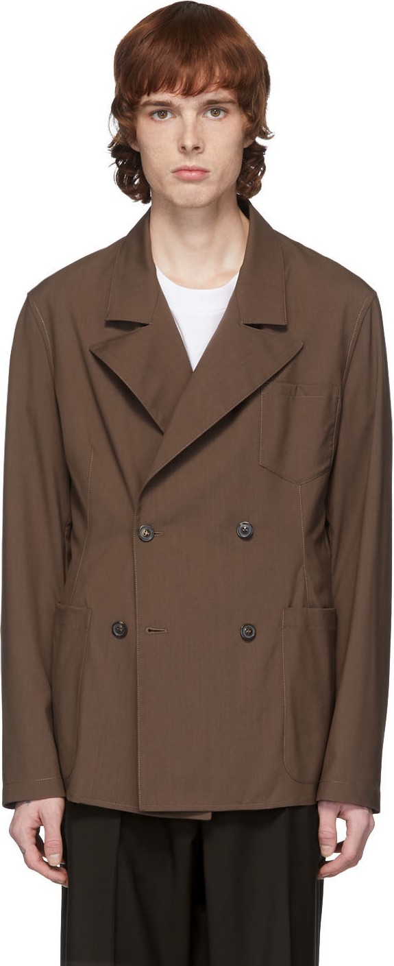 Maison Margiela Brown Wool Blazer