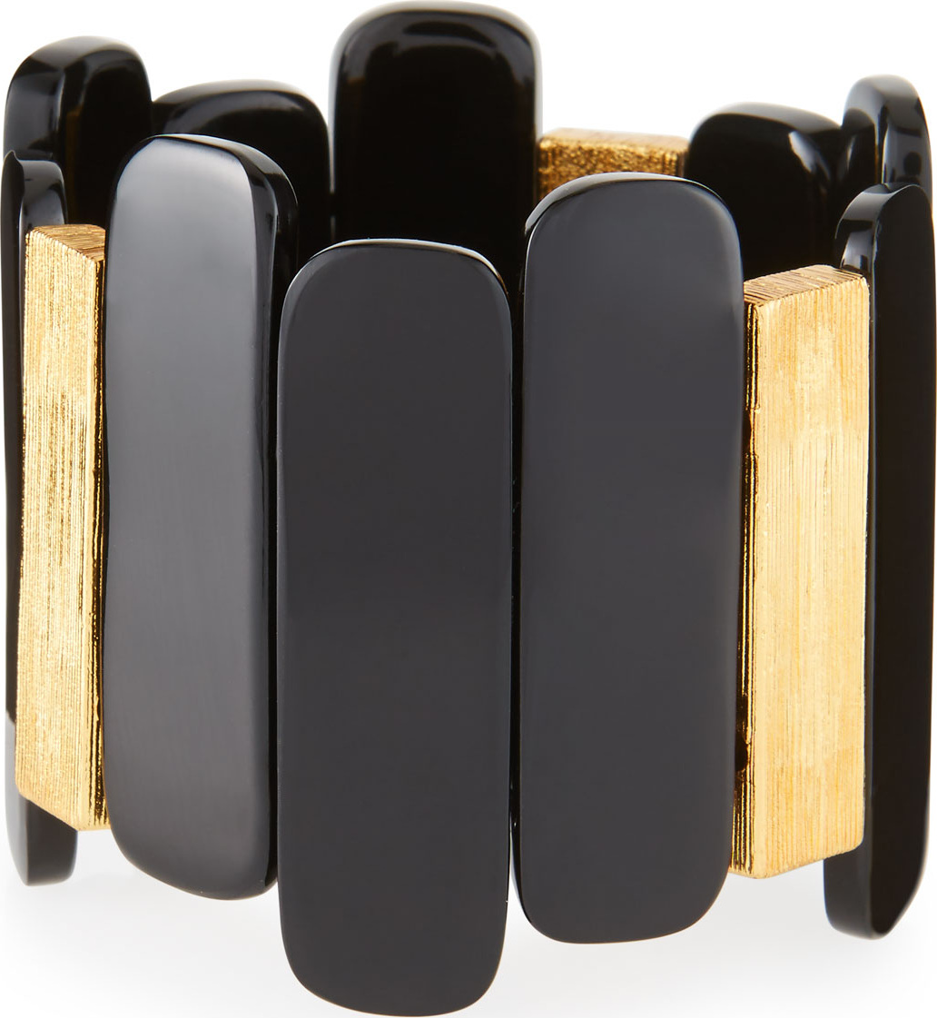 NEST Jewelry Two-Tone Stretch Bracelet