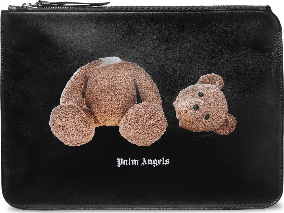 Palm Angels Printed Leather Pouch